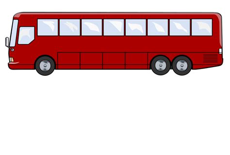 Free clip art "Tour bus" by PolyLingua