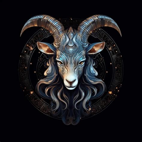 Premium AI Image | Capricorn Zodiac Sign