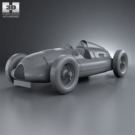 1938 Auto Union 3d Model