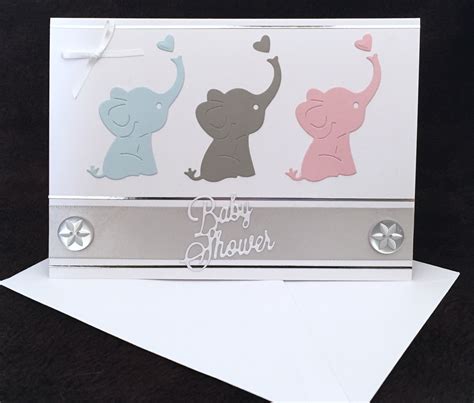 Elephant Baby Shower Card