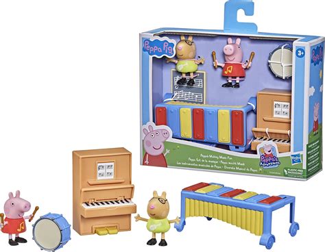 Hasbro Peppa Pig Peppa's Adventures Peppa's Making Music Fun Preschool Toy, With Figures And ...