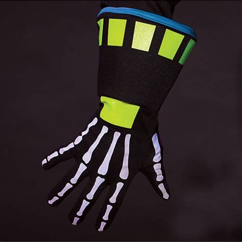 Gloves Ravin Skeletech Skeleton Gloves-By Rubies