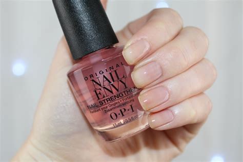 O.P.I Nail Envy Strength + Color Review and Photos | Pink Paradise Beauty