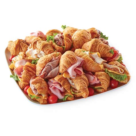 Boar's Head Mini Croissant Sandwich Party Tray, Limit 4 - Shop Custom Party Trays at H-E-B