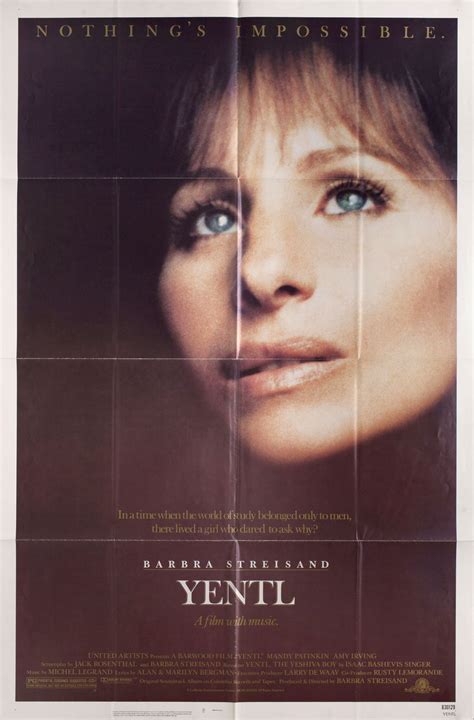 Yentl Original 1983 U.S. One Sheet Movie Poster - Posteritati Movie ...