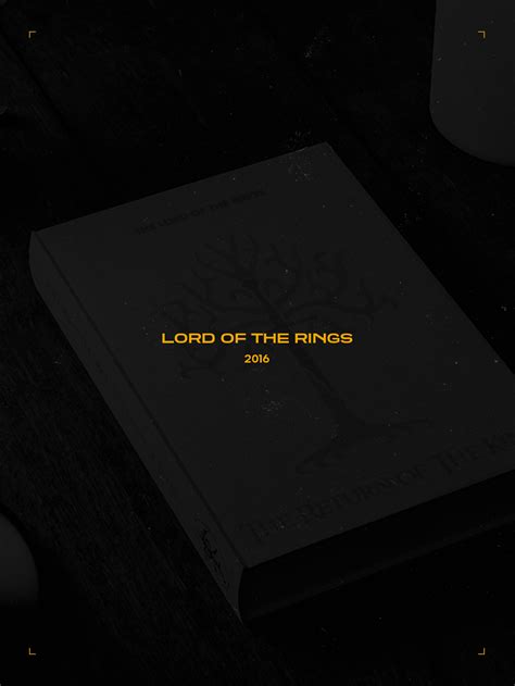 scotttbth // multimedia designer - Lord of The Rings - Book Cover Design