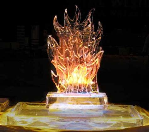 Fire Ice Sculpture | Fire and ice, Ice sculptures, Ice party