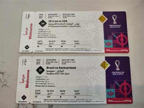 Qatar World Cup 2022 tickets for grab, Tickets & Vouchers, Event ...