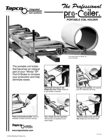 TAPCO Pro Coiler Manual | Manualzz