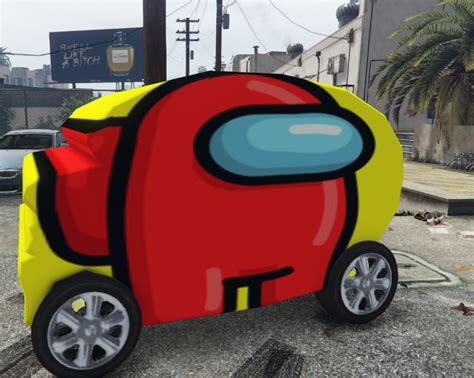 Among us livery for Dababy Car by 13 Stewartc - GTA5-Mods.com