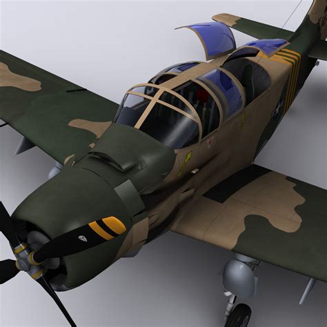 a-1 skyraider 1st special 3d model