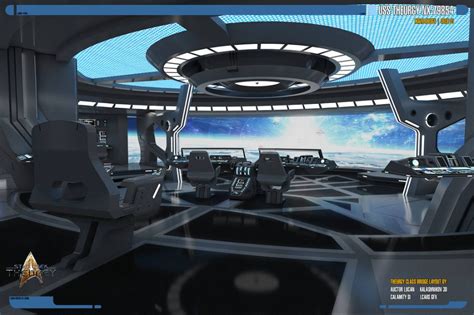 USS Theurgy NX-79854 Main Bridge | Render 03 by Auctor-Lucan on DeviantArt | Spaceship interior ...