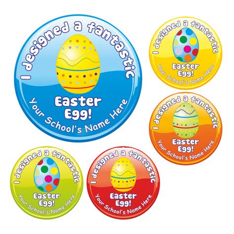 Easter Egg Stickers | School Stickers for Teachers