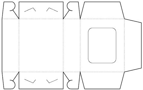 Free Printable Cake Box Template - Printable Templates Free