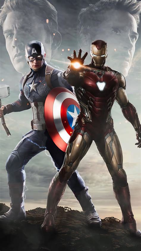 2160x3840 Captain America Vs Iron Man 4k Artwork Sony Xperia X,XZ,Z5 ...