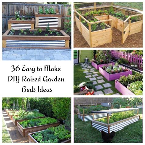 How To Diy Raised Garden Beds