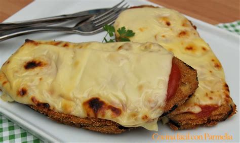 Milanesas de berenjena con jamón y queso 【 2022