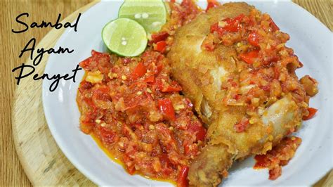 Resepi Sambal Ayam Penyet