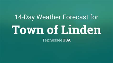 Town of Linden, Tennessee, USA 14 day weather forecast