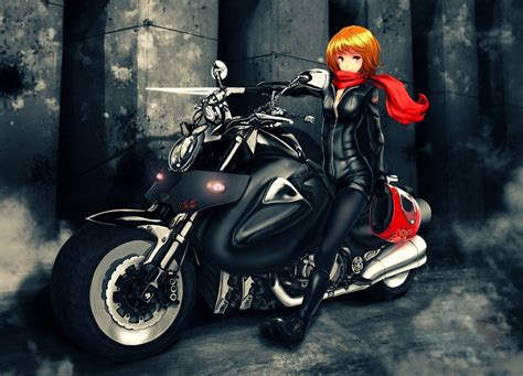 Anime Biker Girl Wallpapers - Top Free Anime Biker Girl Backgrounds ...