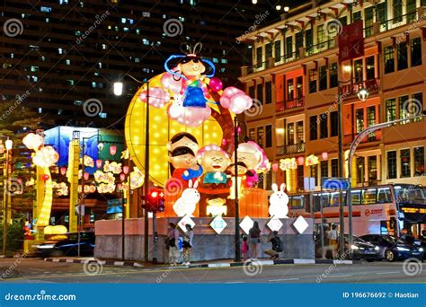 Singapore Chinatown Mid-Autumn Festival Light-Up 2020 Editorial ...