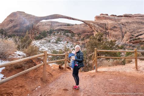 Visiting Arches National Park in Winter | The Whole World Is A Playground