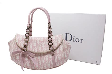 Christian Dior Pink Diorissimo Girly Shoulder Bag - shop