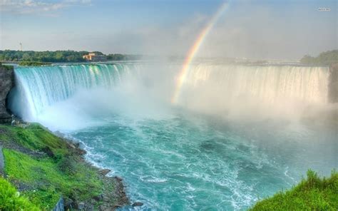 Niagara Falls Rainbow Fond d'écran HD | Arrière-Plan | 1920x1200 | ID ...