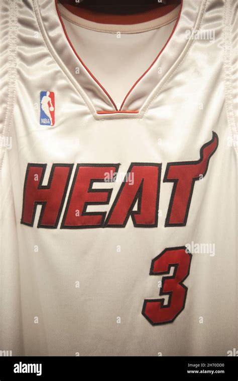 The Miami Heat number 3 jersey, shirt worn by shooting guard - minetbw.co.bw