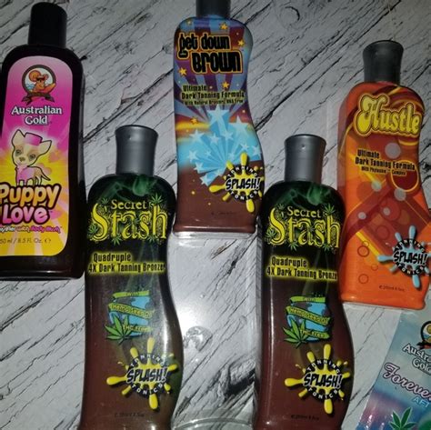 Australian Gold Bath & Body | A Lot Of Tanning Bed Lotions And Accessories | Poshmark