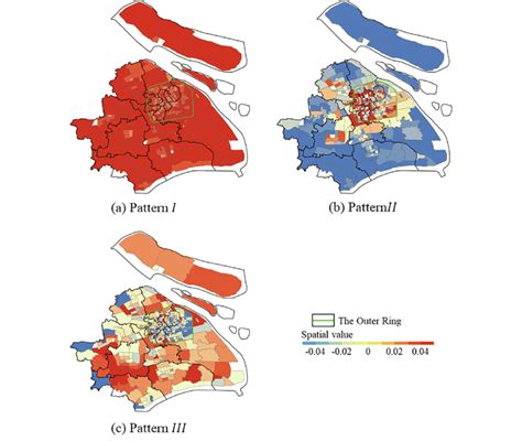 The spatial distribution of three patterns. | Download Scientific Diagram