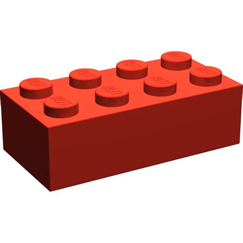 LEGO Red Brick 2 x 4 (3001) | Brick Owl - LEGO Marketplace