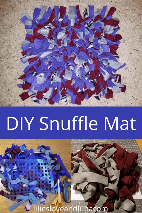 How to make your own snuffle mat for your dog. Dog Safe Plants, Dog Minding, Diy Dog Toys, Dog ...