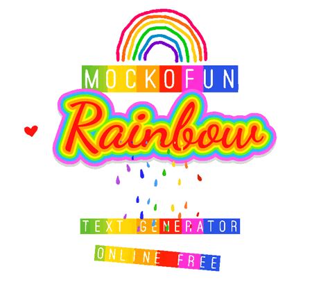 Rainbow Font Generator 🌈