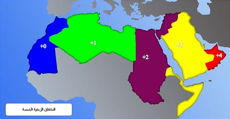 Time Zone Map Africa / Map Of The Middle East And North Africa | Time ...