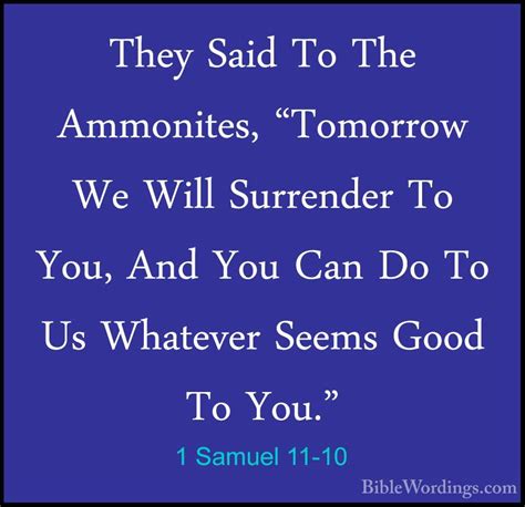 1 Samuel 11 - Holy Bible English - BibleWordings.com