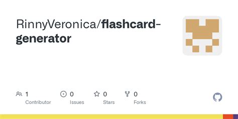 GitHub - RinnyVeronica/flashcard-generator