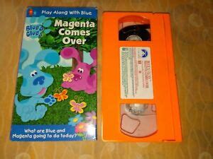 Blue's Clues - Magenta Comes Over (VHS, 2000) VGC 97368395237 | eBay