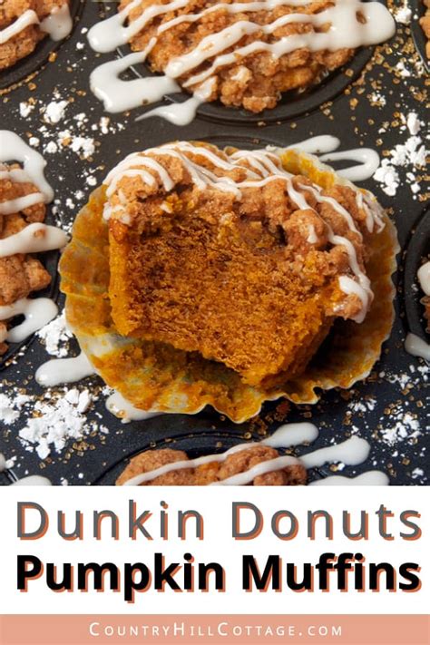 Dunkin Donuts Pumpkin Muffins