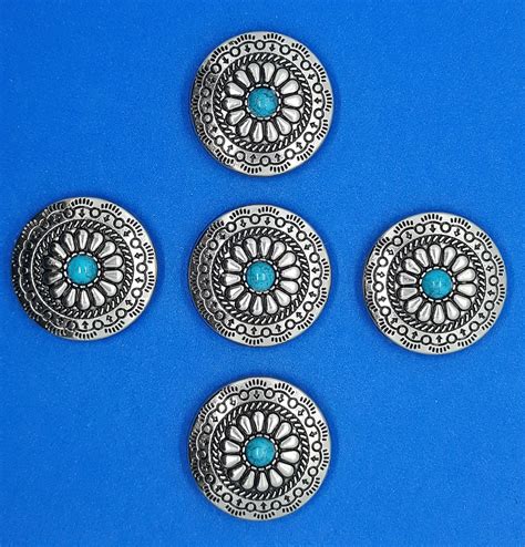 Southwest Native Style Flower 2 Concho / Conchos 1 3/16 - Etsy