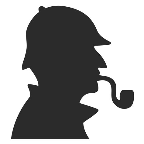 Sherlock Holmes silhouette 23262735 PNG