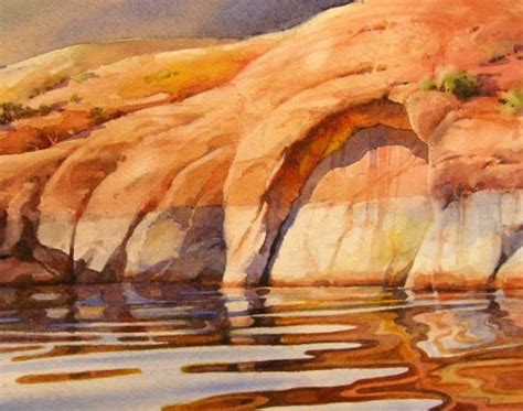 How to Paint Water Reflections – Watercolor painting step by step tutorial – Roland Lee