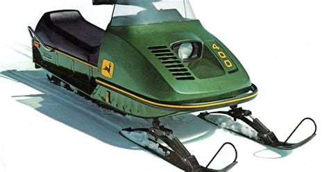 CLASSIC SNOWMOBILES OF THE PAST: 1975 JOHN DEERE 400 SNOWMOBILE