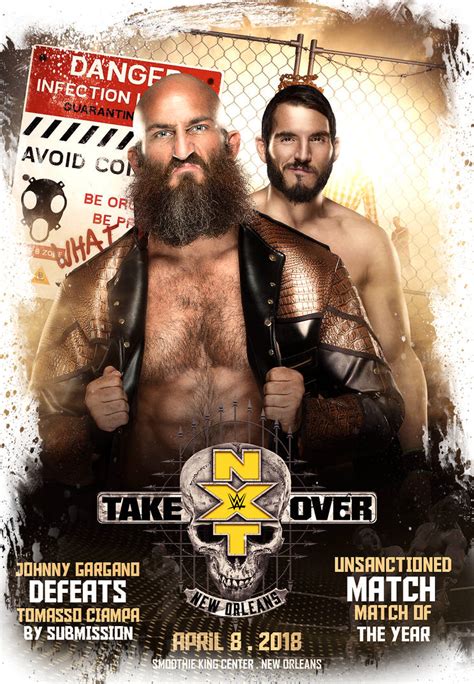 Tommaso Ciampa Vs Johnny Gargano NXT TakeOver 2018 by workoutf on ...