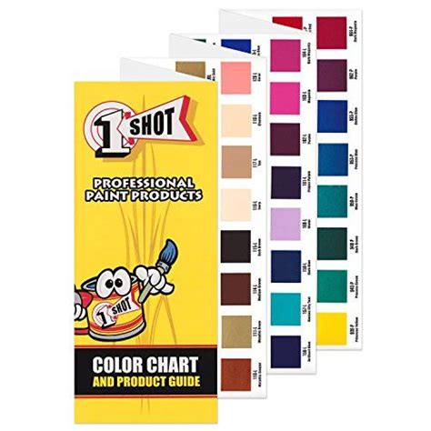 1 Shot Paint Color Chart | Home Decor Ideas