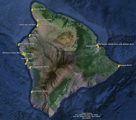 Division of Aquatic Resources | Regulated Fishing Areas on Hawai’i Island