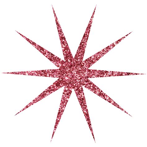 Shiny glitter star. Celestial element. Transparent PNG Clipart 12716099 PNG