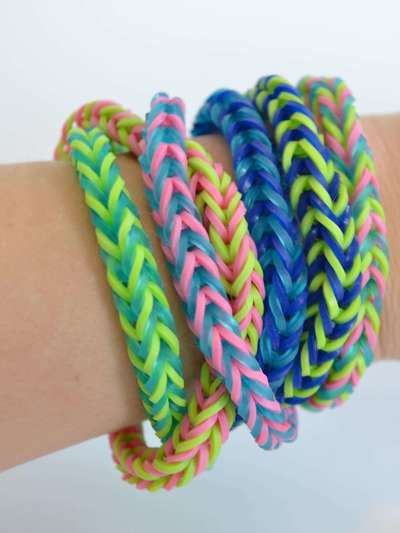 Make Rubber Band Bracelets: 11 Rubber Band Loom Patterns | AllFreeJewelryMaking.com