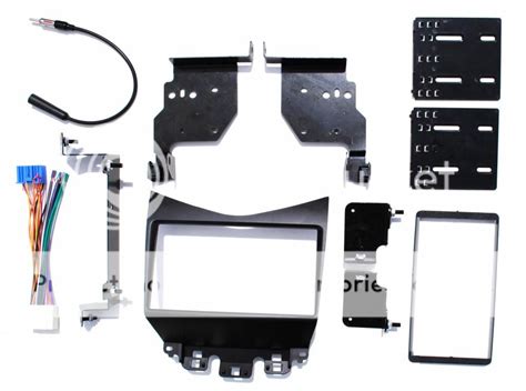 New Stereo Radio Double DIN Install Trim Mount Facia Complete Dash Kit w Harness