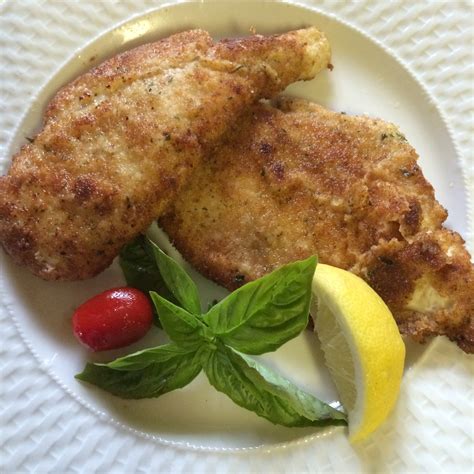 Chicken or Veal Cutlets Milanese Style Recipe - Liz's Pantry